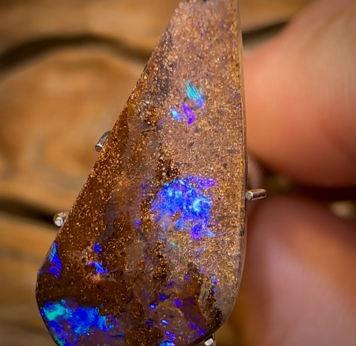 Auction Fall-Through = Your Gain! 🔥 Now More Than 50% Off RRP 🚨 No Reserve 7.1cts - Purple Family Yowah Nut Opal. Australian Opal