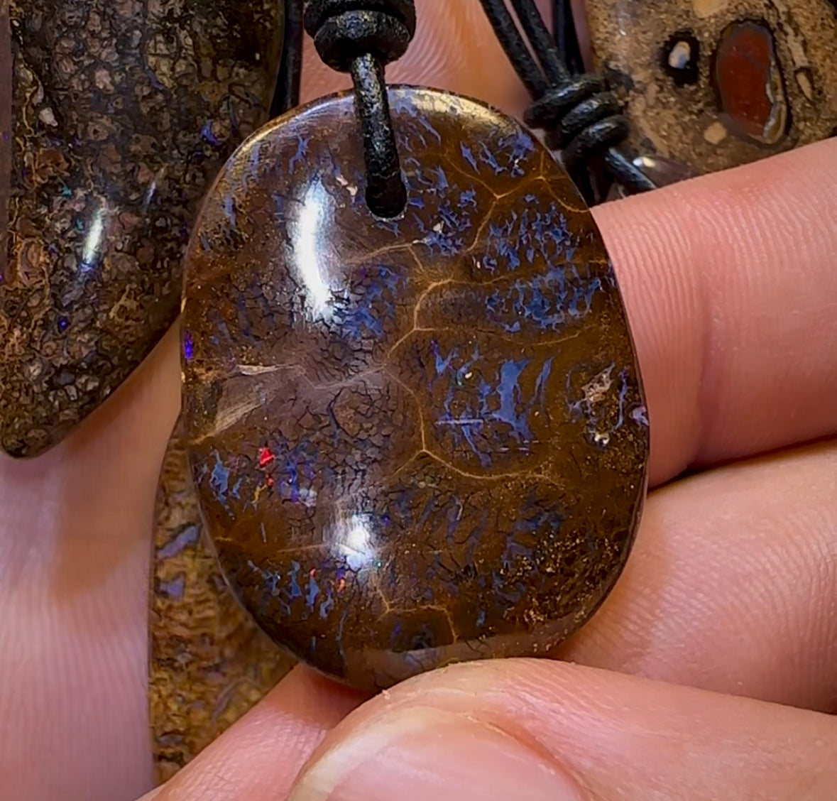 10x Drilled Yowah Boulder Opals. Bulk Wholesale Dealers Package - Opal Whisperers