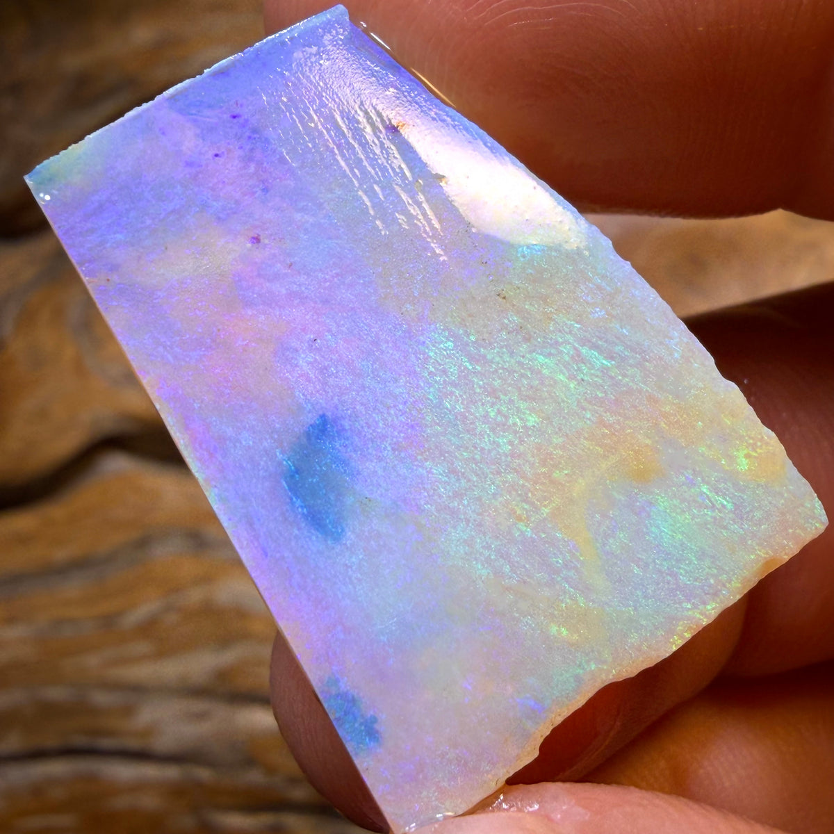 TGIF 26.4cts - Pure Crystal Opal Rough Piece from Yowah