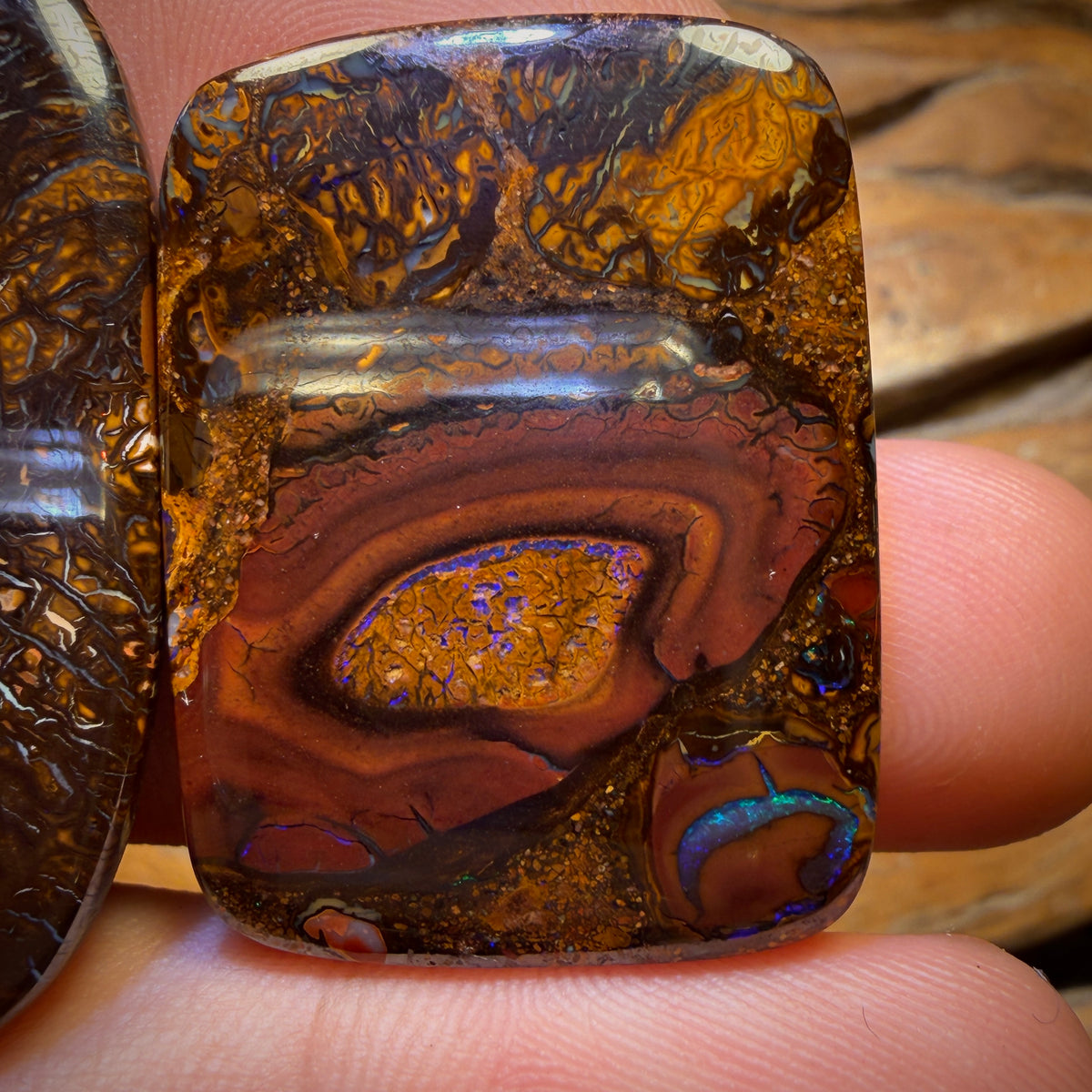 204.2cts - 3x Australian Tribal Boulder Opal’s. Wholesale Parcel