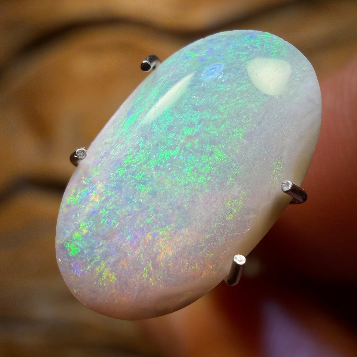 Wildcard! 2.1cts - South Australian White Opal from Coober Pedy
