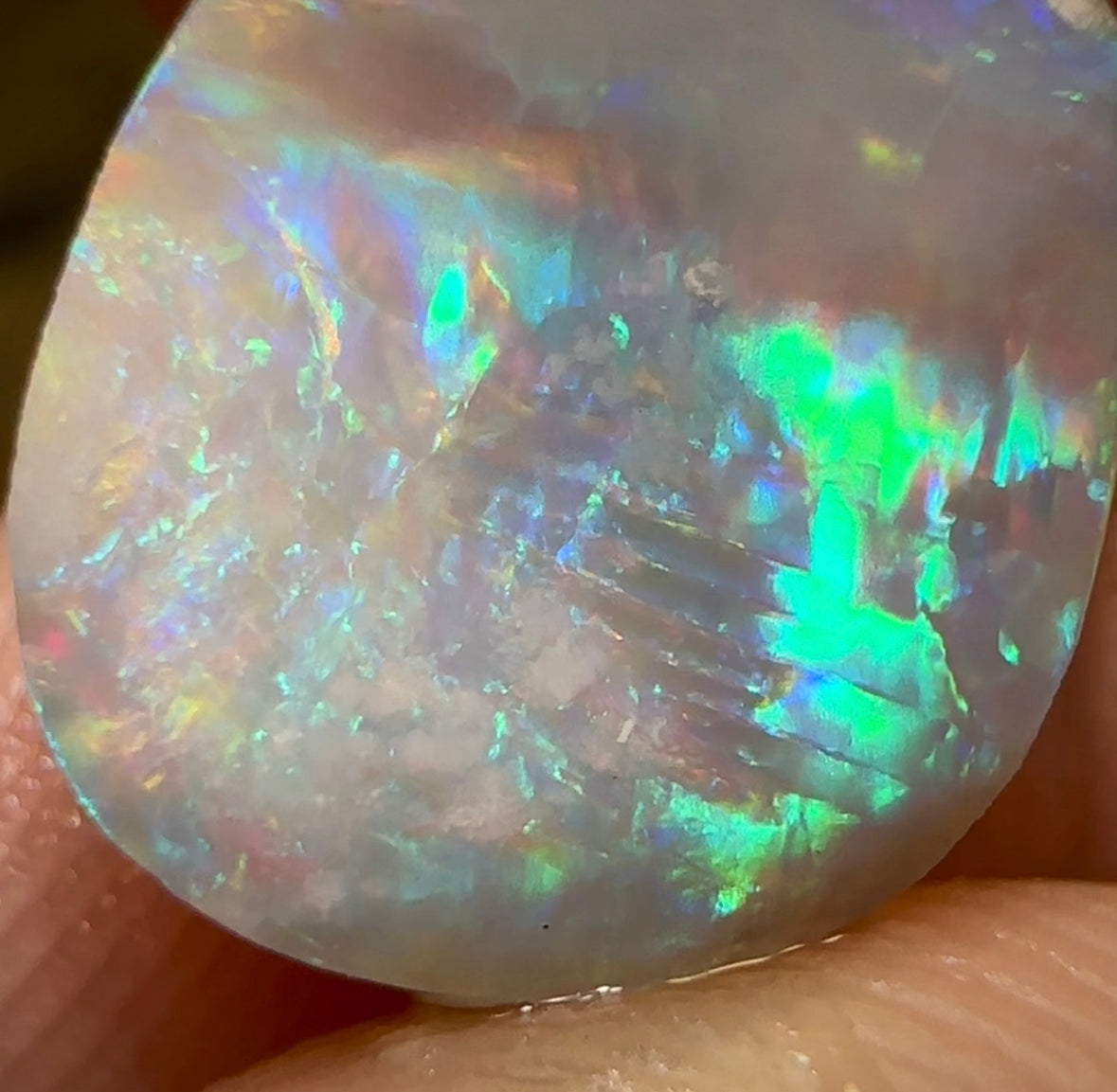 5.6cts - Lightning Ridge Dark Opal Rub - Opal Whisperers