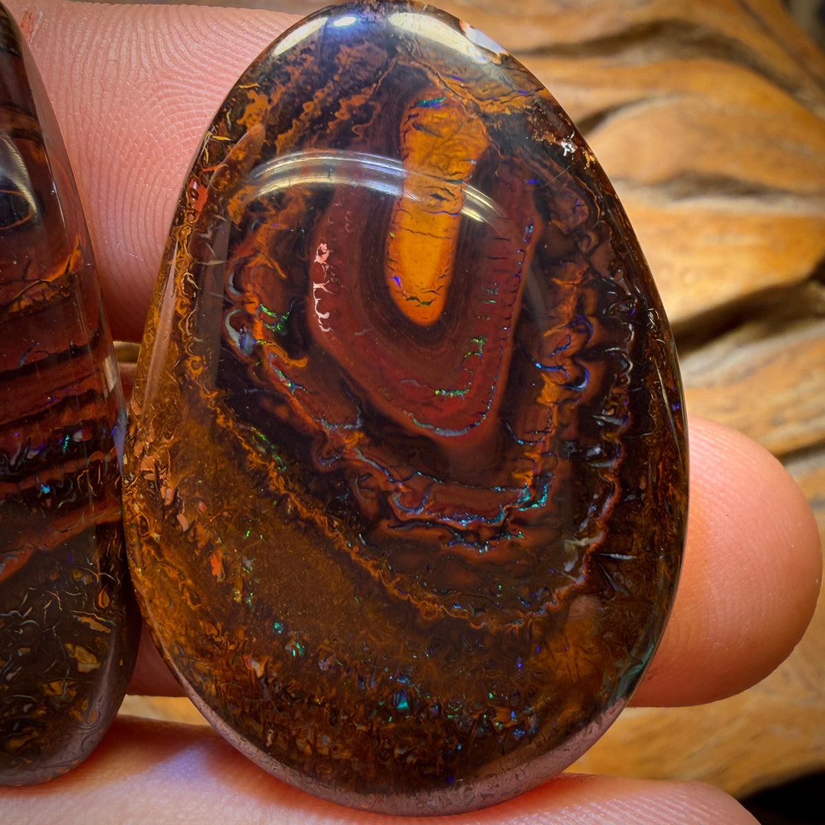 🔨 AUCTION 🔨 Reserve 💎 High Roller Banger Auction 💎 90.7cts - Tribal Queensland Boulder Opal Pair