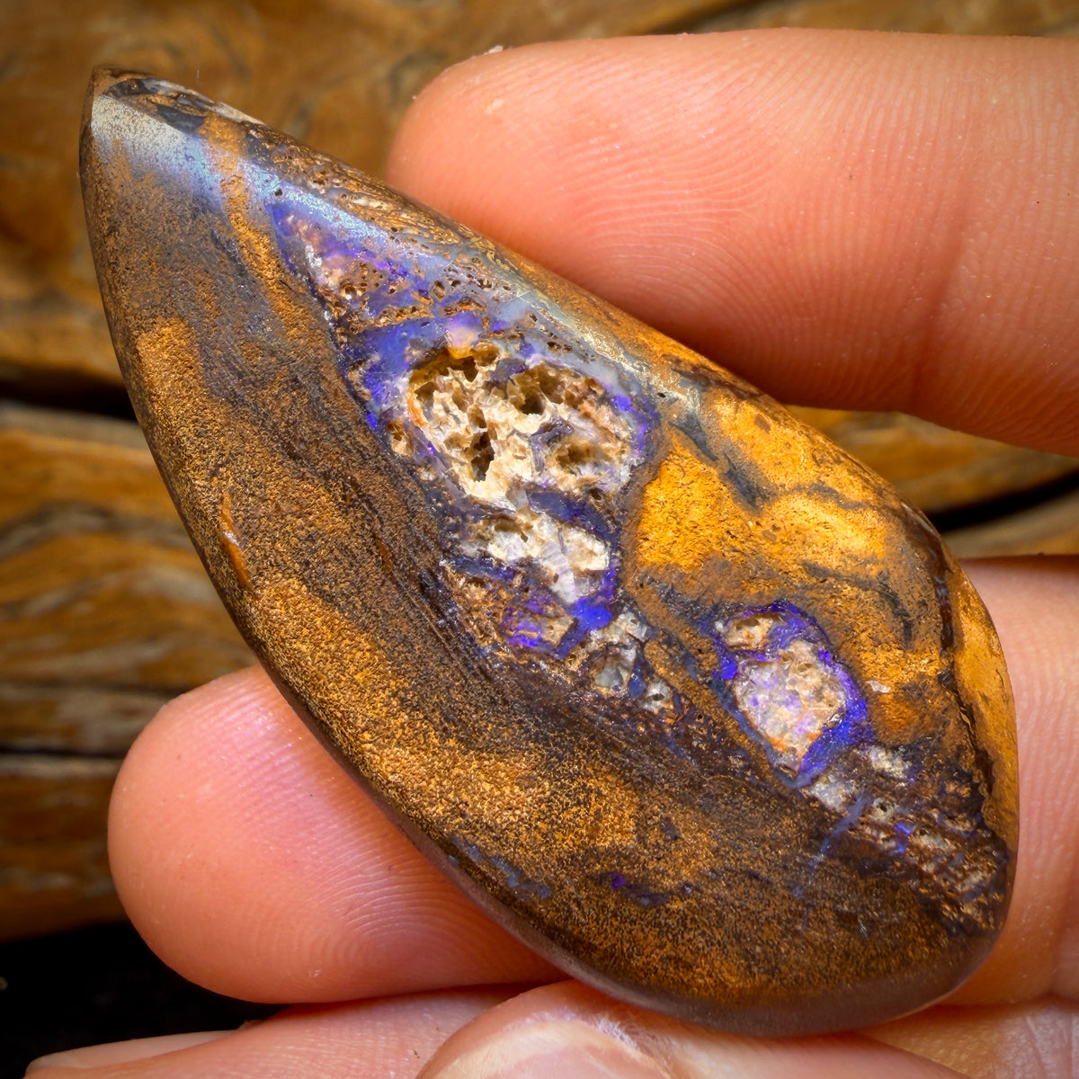 110.8cts - TOP Yowah Nut Opal. Rockpool Pattern
