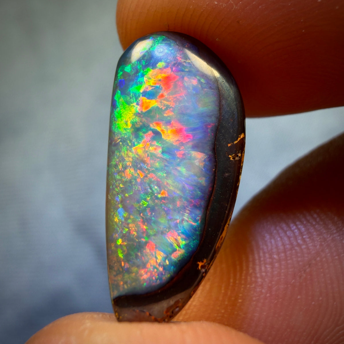 “Set in Stone” - Private Collector Investment - 105.2cts - TOP Yowah Nut Crystal Centre Opal Trio. Featured on “Outback Opal Hunters”!