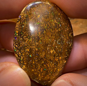 97.6cts - Large Thick Double Sided Tight Tribal Queensland Boulder Opal from Yowah