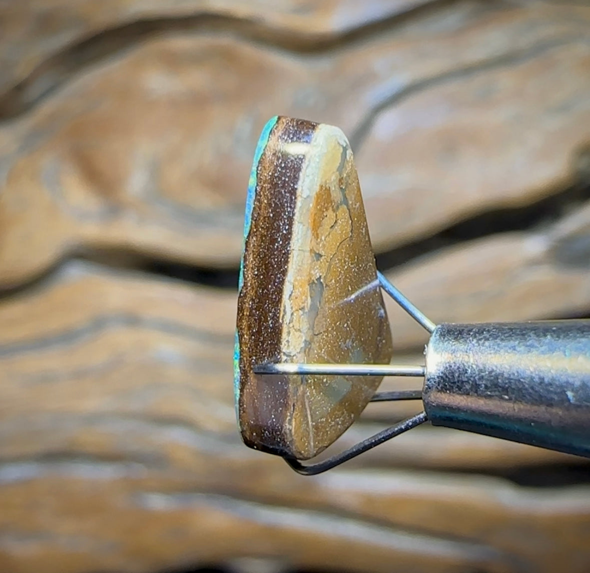 (Template) 4.5cts - Queensland Boulder Opal from Winton. Gem Quality - Opal Whisperers