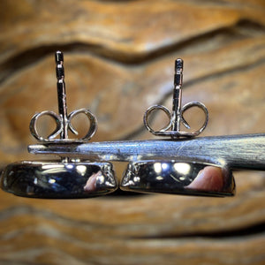 Sterling Silver - Australian Boulder Opal Doublet Stud Earrings