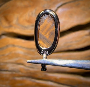 🔨 AUCTION 🔨 No Reserve Sterling Silver - Queensland Boulder Opal Doublet Pendant