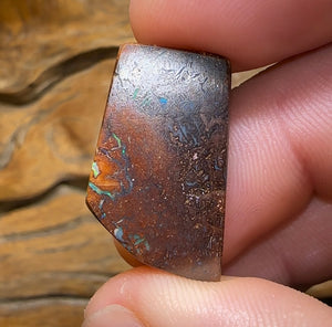 17.3cts - Australian Boulder Opal HALF PRICE TRIBAL - Opal Whisperers