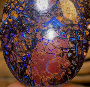 16.2cts - Tribal Australian Boulder Opal from Yowah. Double Sided