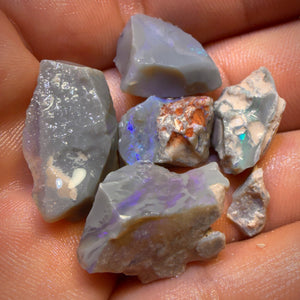 59.4cts - 4x Lightning Ridge Opal Rough Parcel
