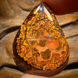 59.7cts - Tribal Yowah Nut Opal. Australian Opal