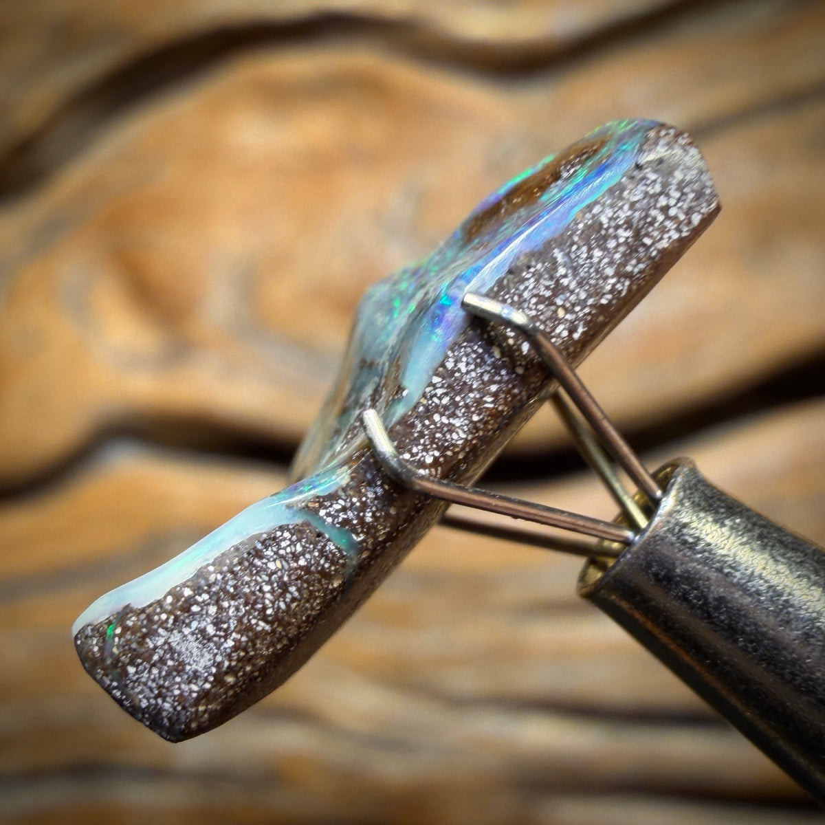 8.3cts - “The Wave”Queensland Boulder Seam Opal
