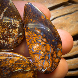 🔒197.8cts - 5x Australian Tribal Boulder Opal’s. Wholesale Dealers Parcel