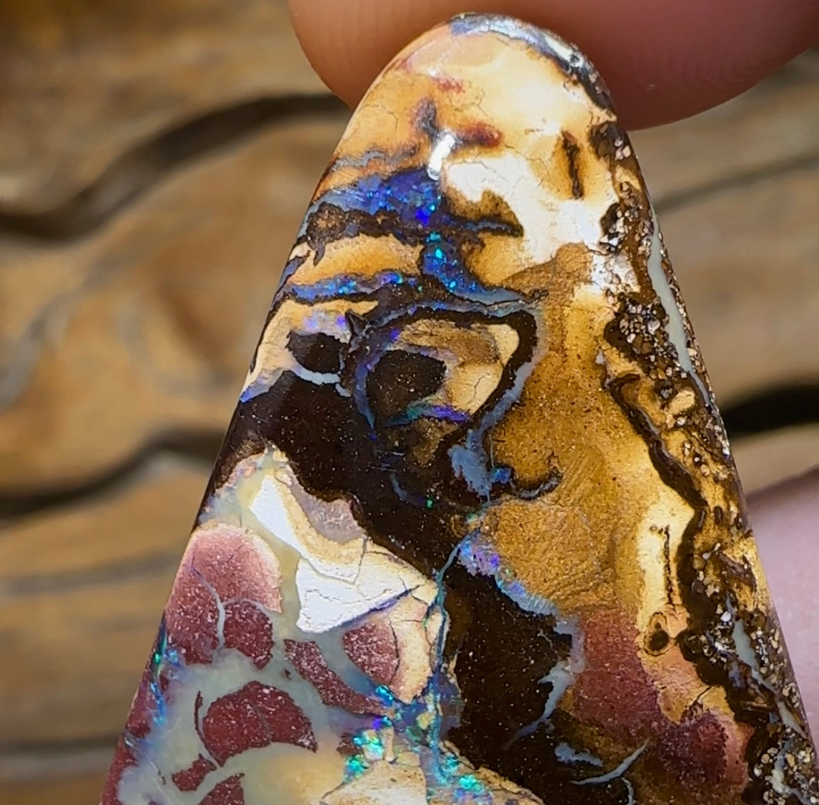 124.7cts - Australian Boulder Opal from Yowah - Opal Whisperers