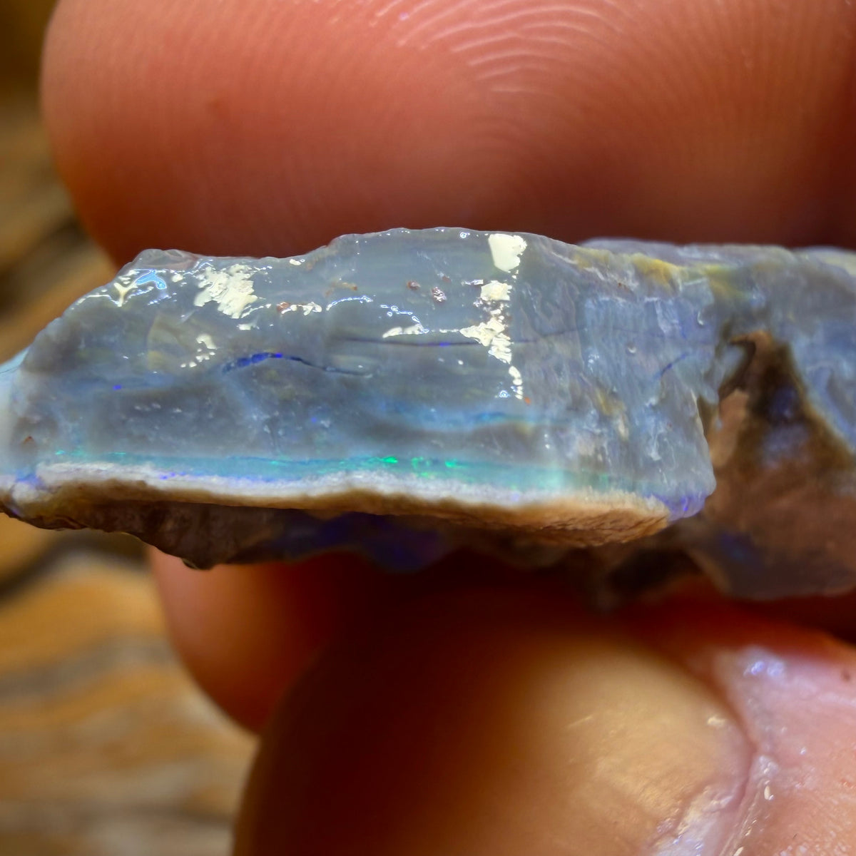 28.7cts - Lightning Ridge Black Opal Rough Piece