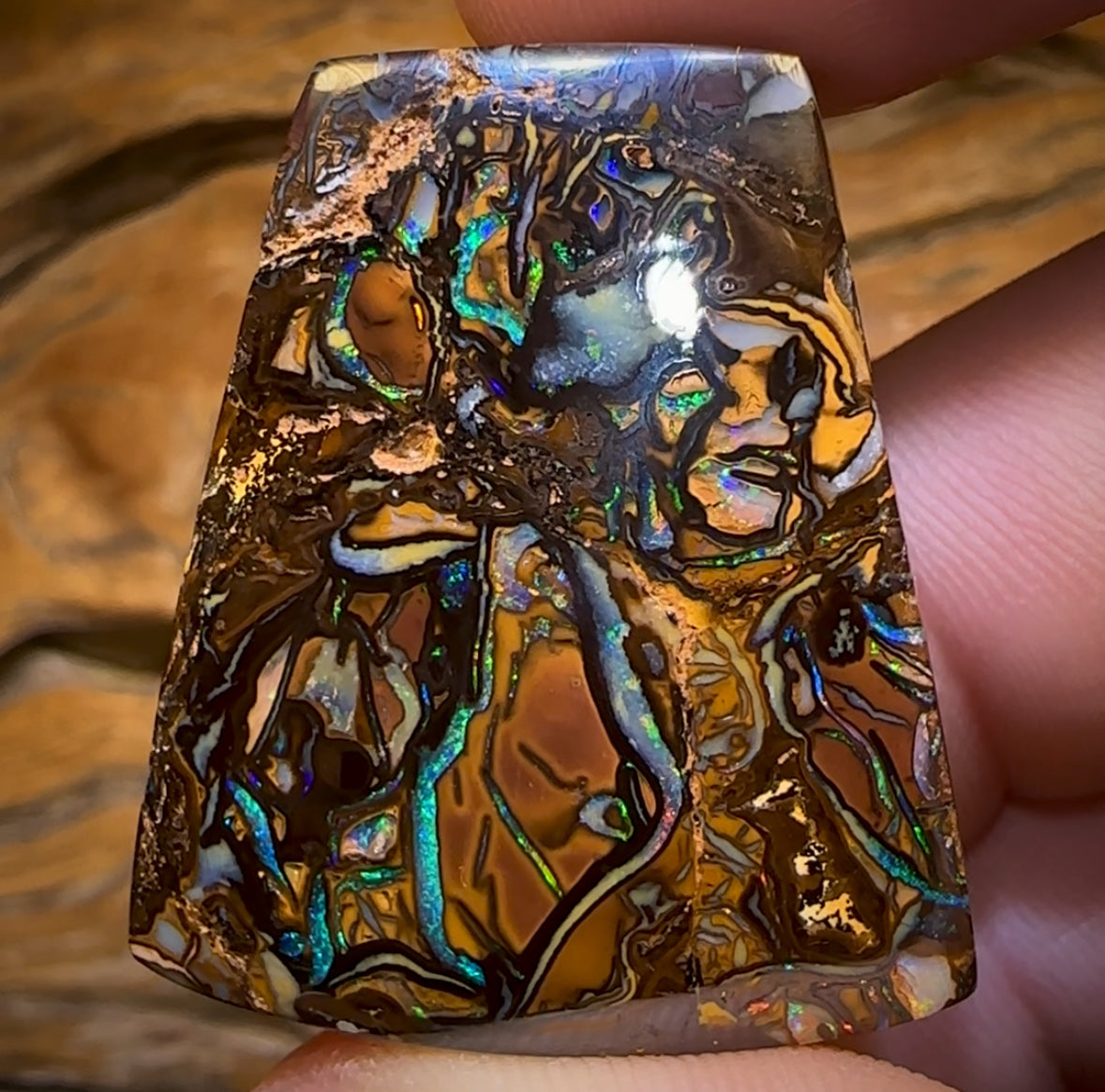 120.5cts - Top Tribal Queensland Boulder Opal. Huge Thick Rare Specimen