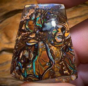 120.5cts - Top Tribal Queensland Boulder Opal. Huge Thick Rare Specimen