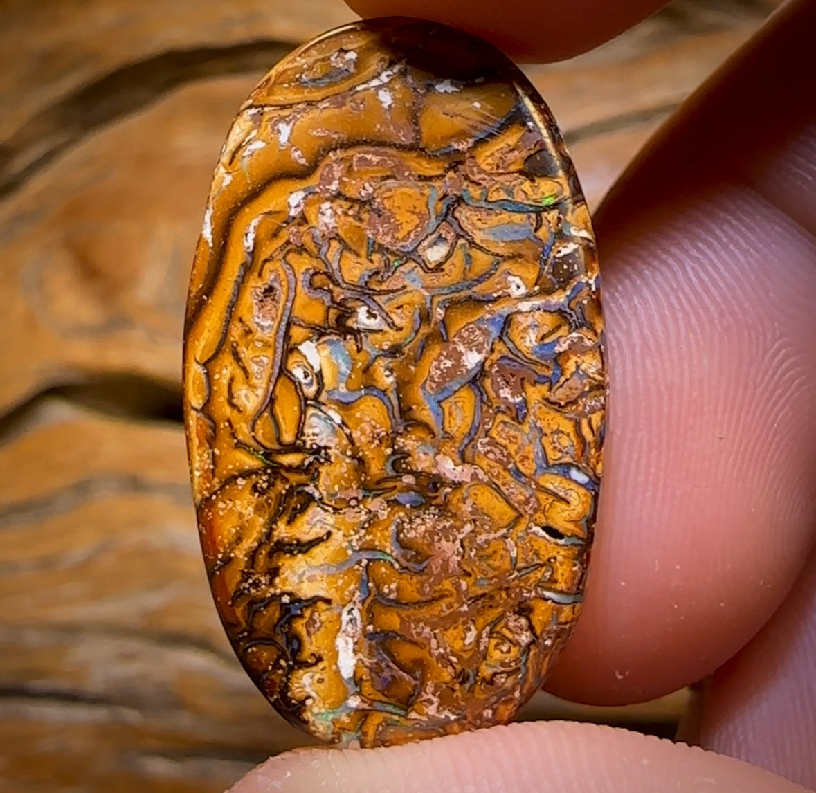 42.5cts - Awesome Tribal Australian Boulder Opal from Yowah