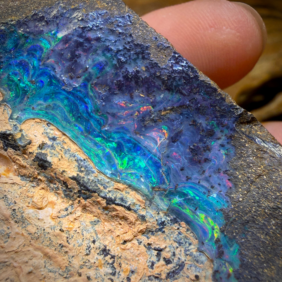 1347cts - LARGE Queensland Boulder Seam Opal Rough Specimen