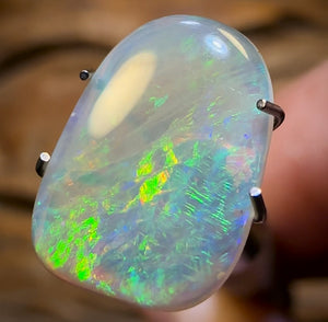 1.98cts - Cool Forrest Green / Orange South Australian Crystal Opal