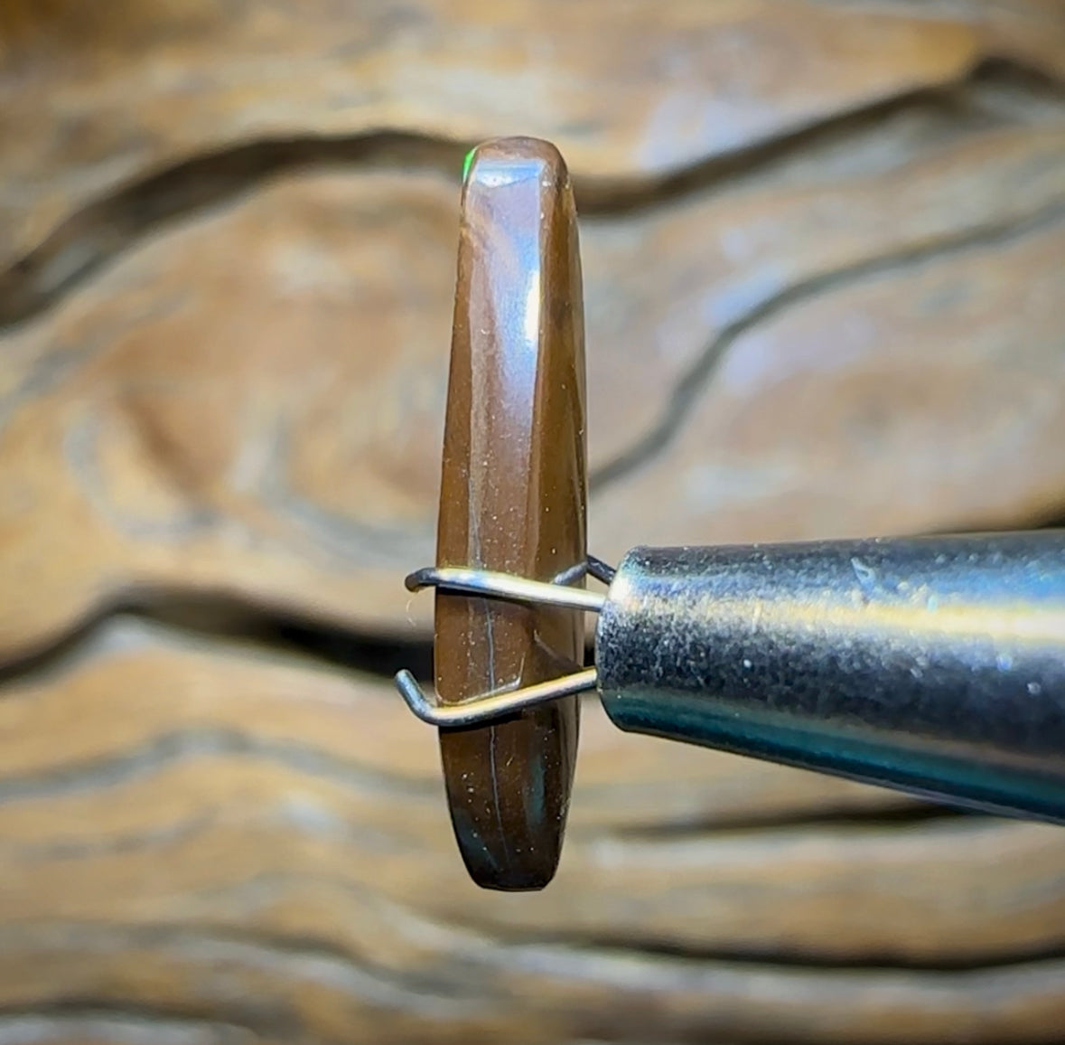 2.8cts - “Electric Sunset”Queensland Boulder Opal from Yowah - Opal Whisperers