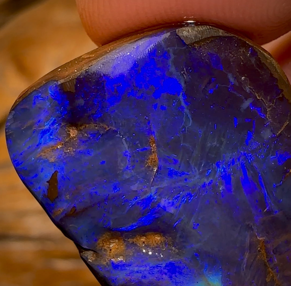 51.1cts - Queensland Boulder Seam Opal Rub BARGAIN