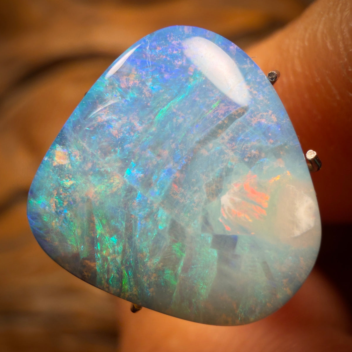 5.5cts - “Sun on the Water” Queensland Boulder Seam Opal. Australian Opal