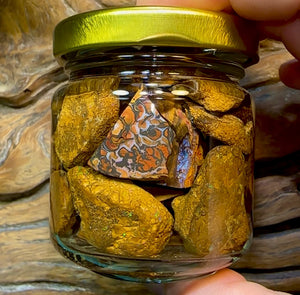 126.4g - Jar of Rough Australian Boulder Opal