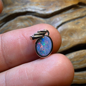 OpalFest Wildcard! Sterling Silver - Queensland Boulder Opal Doublet Pendant