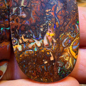 172,6 ct – Stammes-Boulderopal-Set aus Queensland