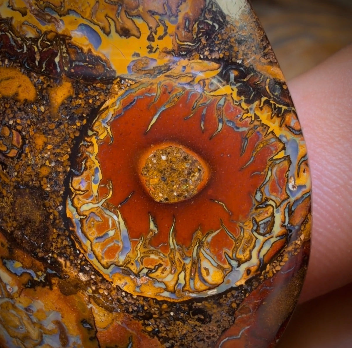 81.6cts - Tribal Eye2 Yowah Nut Opal. Australian Opal