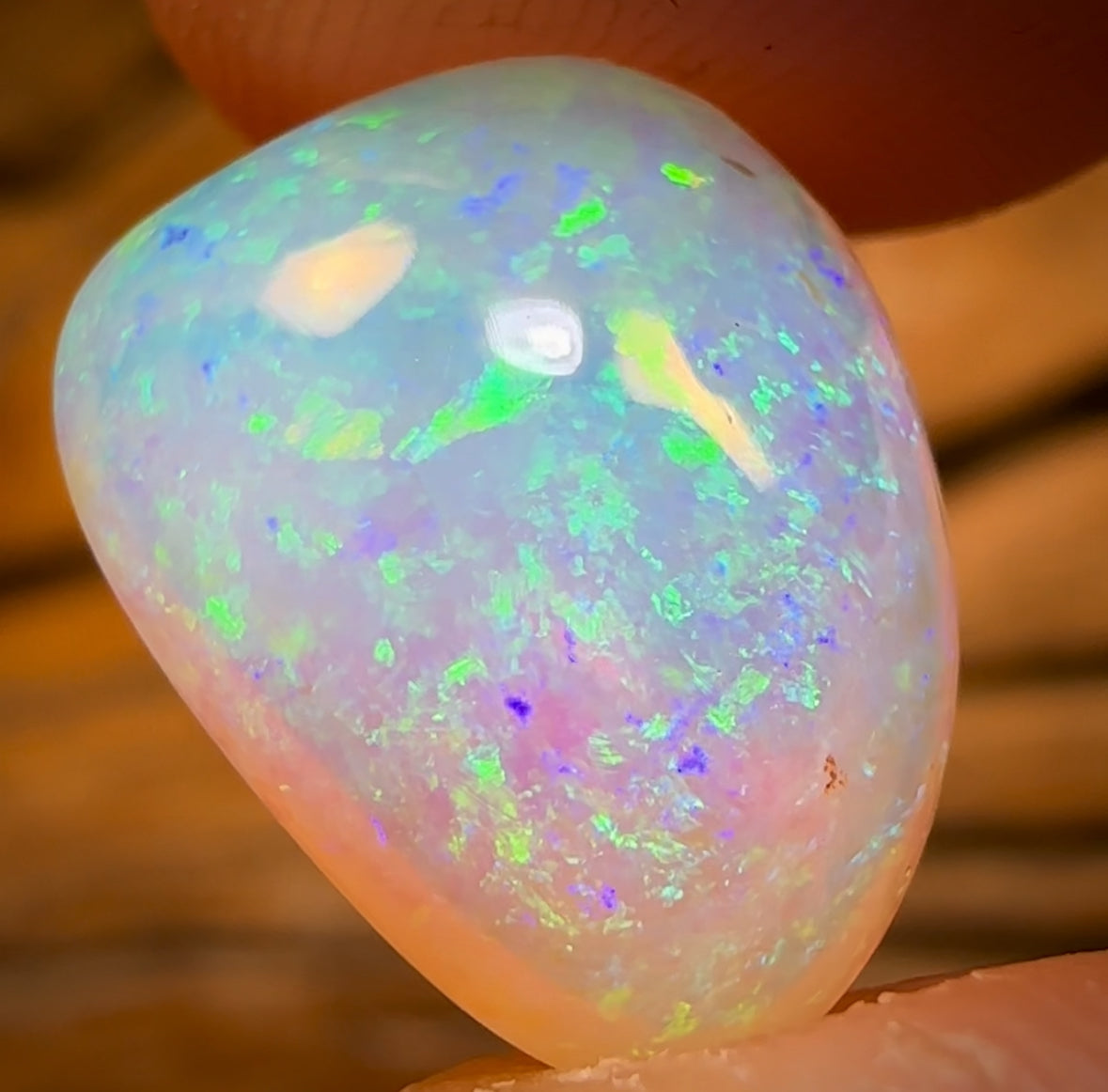 8.6cts - Gem Yowah Nut Crystal Opal Double Sided