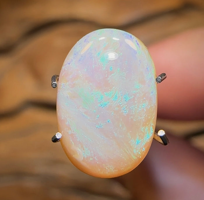2.1cts - Rare Yowah Nut Crystal Center Opal - Opal Whisperers