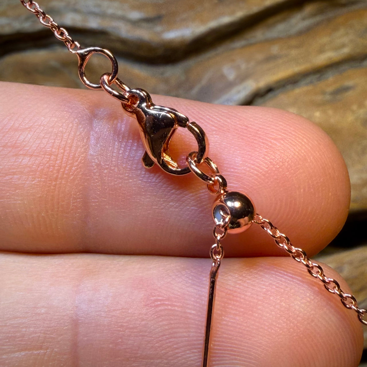 Display Chain w/ Rose Gold Plating