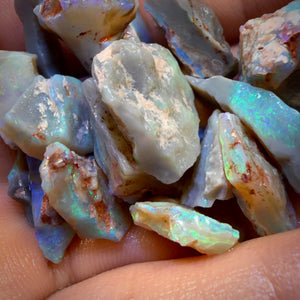 🔒102cts - 21x Lightning Ridge Opal Rough Parcel