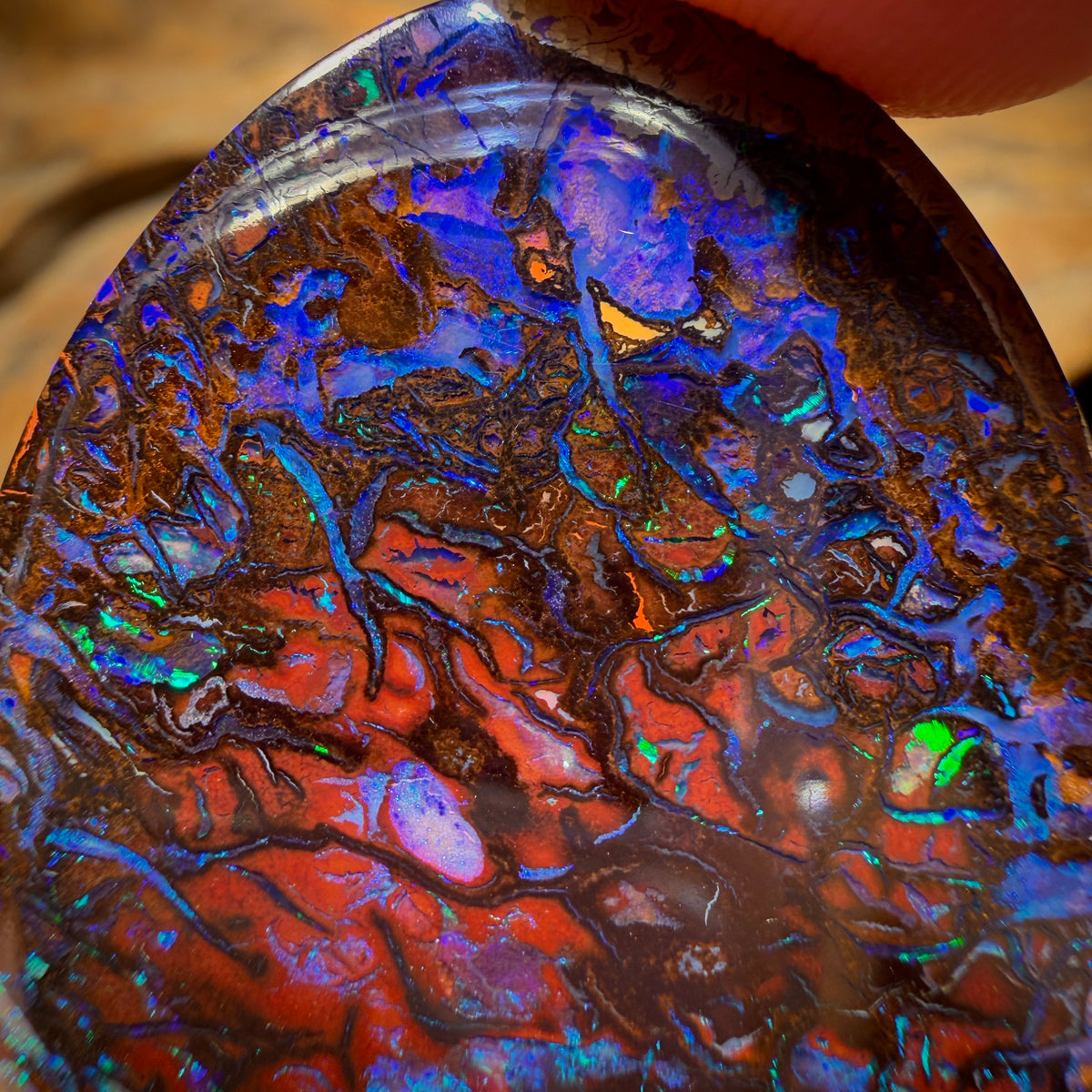 71.2cts - TOP Tribal Australian Boulder Opal from Koroit