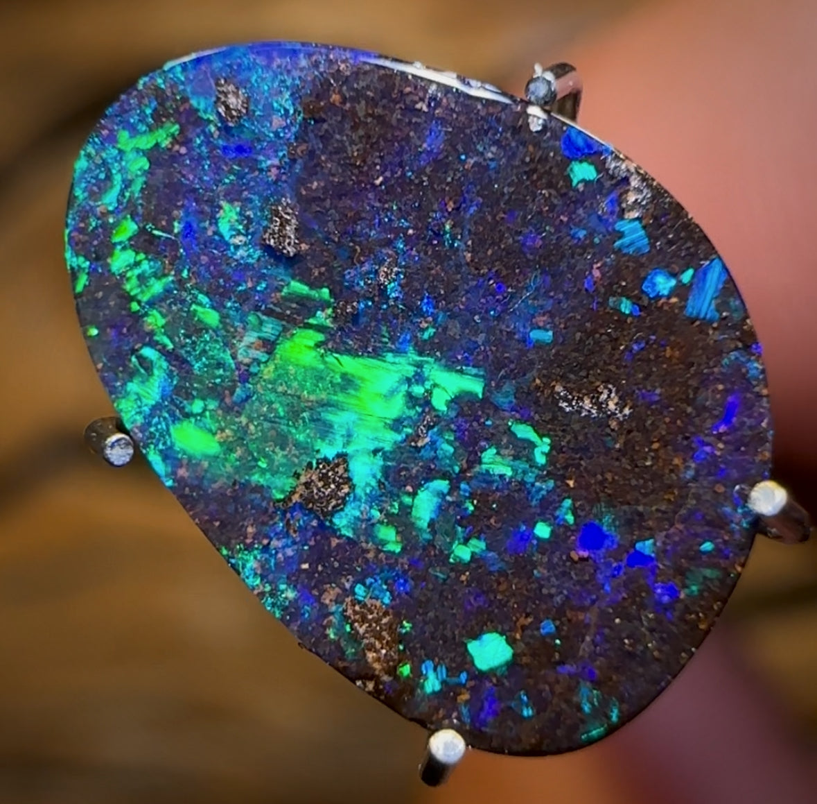 New Price 50% Off RRP 🚨 Quality 2.65cts - Great Black Queensland Boulder Seam Opal from Winton