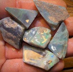 152cts - 6x Lightning Ridge Opal Rough Parcel