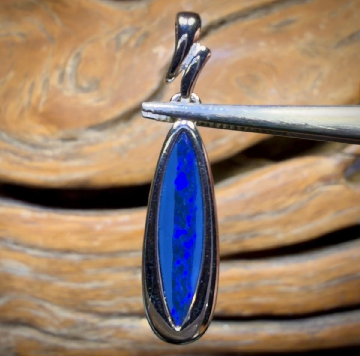 🔒Sterling Silver - WHOLESALE 9 PIECE PENDANT PARCEL. Australian Boulder Opal Doublet Jewellery