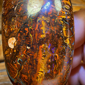 Aren’t you glad you waited till the end Card! MASSIVE 425.9cts - Large Tribal Queensland Boulder Opal from Yowah