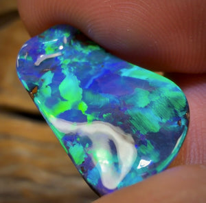 9.2cts - Best of the Best Blue Green GEM Queensland Boulder Seam Opal