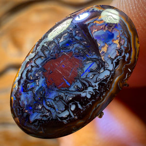 10.1cts - Tribal Yowah Nut Opal. Australian Opal