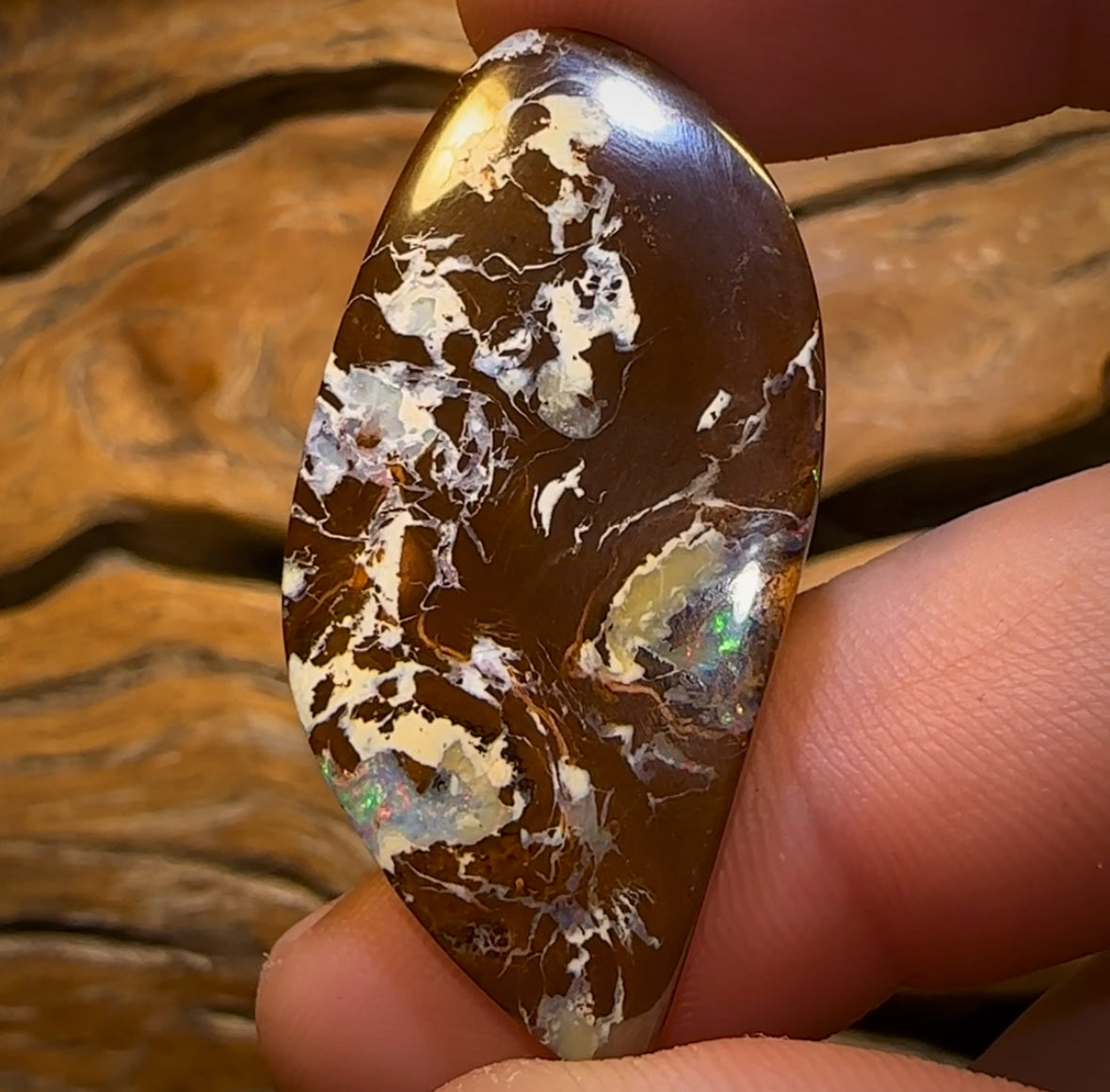 42.4cts - Queensland Boulder Opal Half Price