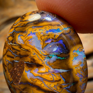 39.3cts - Tribal Yowah Nut Opal. Australian Opal