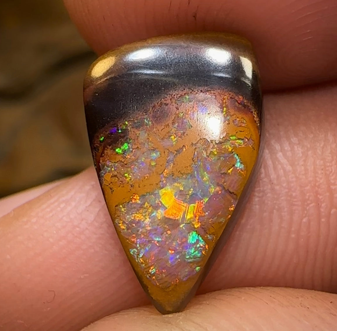 5.1cts - Queensland Boulder Australian Opal - Opal Whisperers