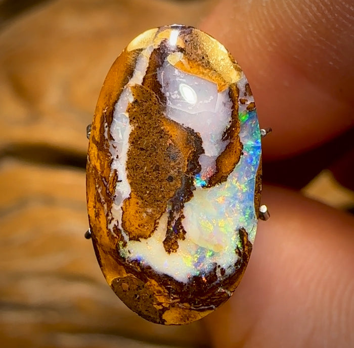 🔨 AUCTION 🔨 No Reserve 6.1cts - Australian Boulder Opal from Yowah