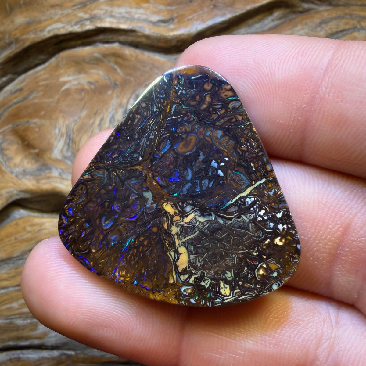 61.5cts - Tribal Queensland Boulder Opal from Yowah