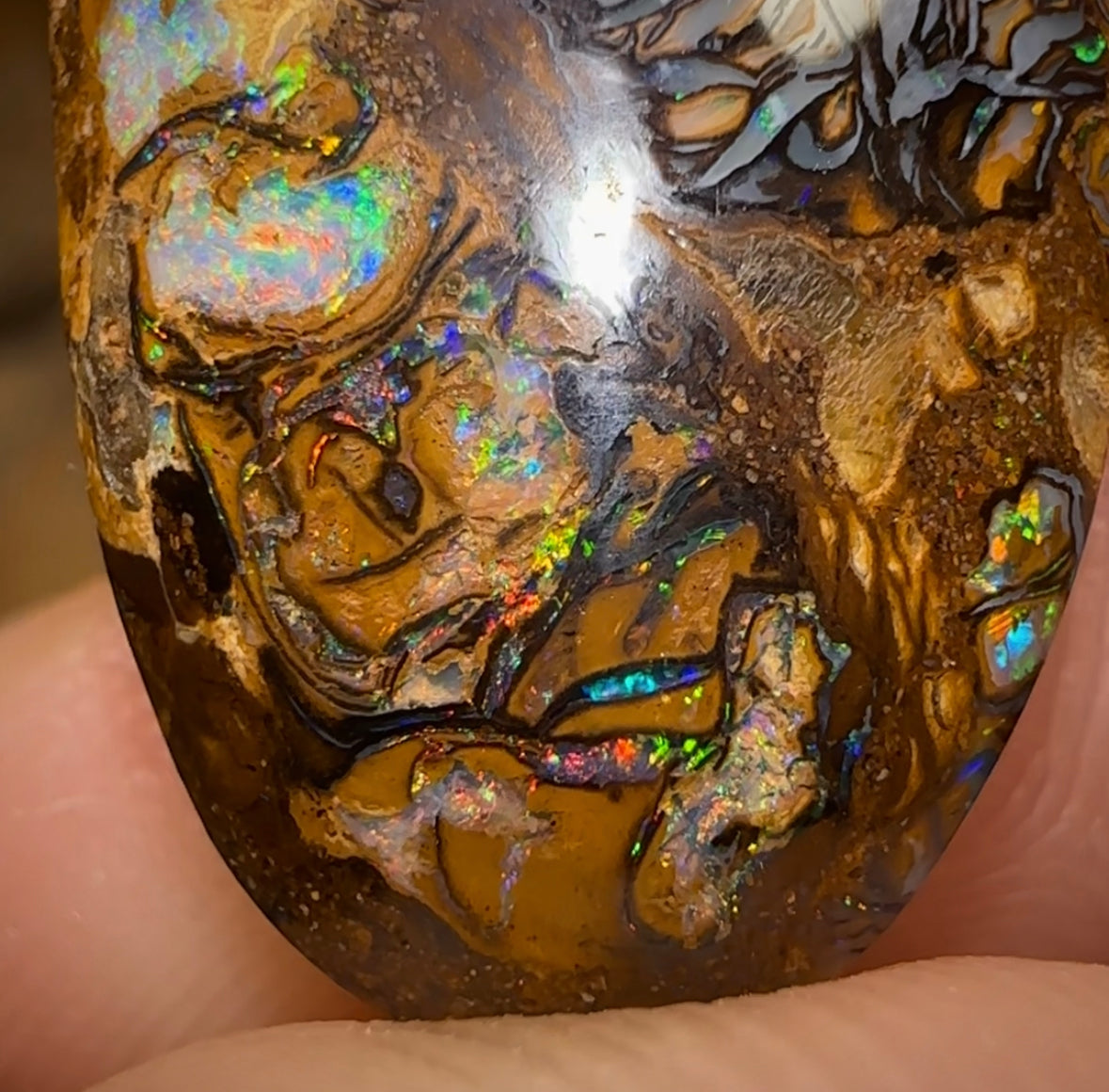 13.4cts - Yowah Nut Tribal Opal - Opal Whisperers